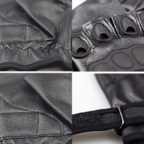 product_image_name-Generic-Fingerless Gloves With Hard Knuckle Anti-Slip Adjustable-4