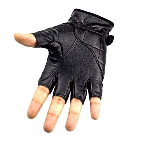 product_image_name-Generic-Fingerless Gloves With Hard Knuckle Anti-Slip Adjustable-7