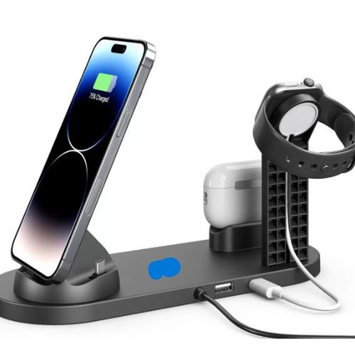 product_image_name-Generic-Chargeur sans fil 4 en 1 , USB, I-phone, Android, écouteur, montre-2