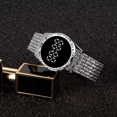 Generic Montre Diamond Femmes Luxury Digital Tactile Model