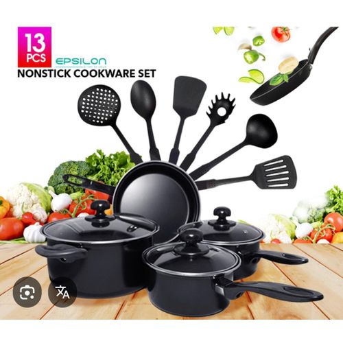 product_image_name-Generic-13 Pièces dans un ensemble En Acier Inoxydable Ustensiles de cuisine Casseroles -3