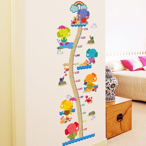 White Label Sticker Autocollant Enfant pour se Mesurer - Multicolore - Prix  pas cher