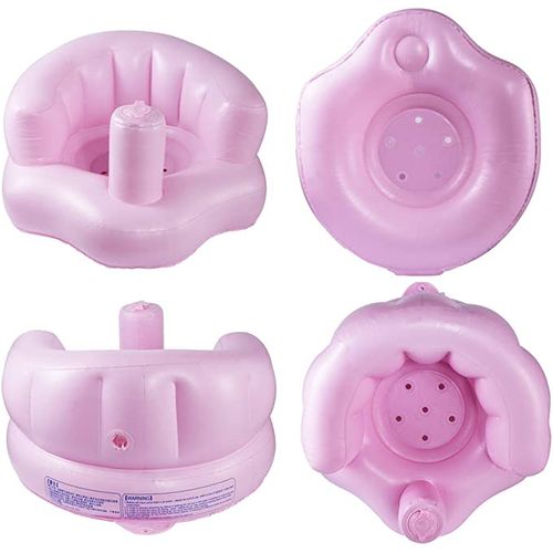 Generic Siège de Bain Gonflable Bébé _ Rose - Prix pas cher