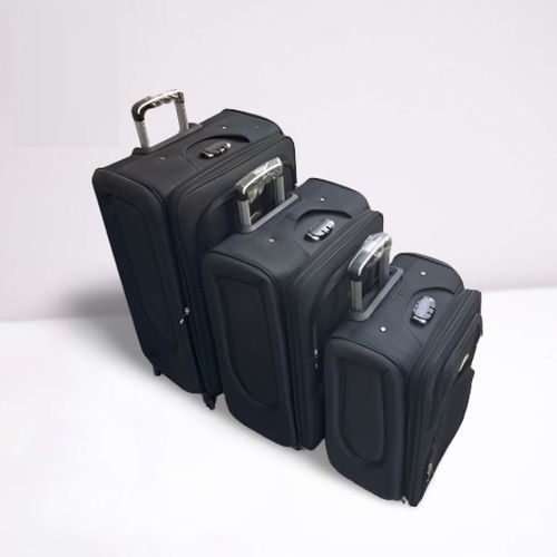 LOT DE 3 VALISES - NOIR