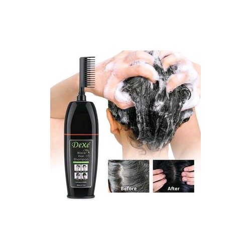 product_image_name-Generic-Dexe Shampoing instantané pour cheveux noirs naturels, shampoing pour teinture capillaire noir-2