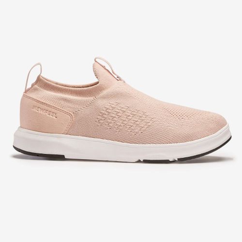 product_image_name-Newfeel-Chaussures Marche Urbaine Femme Slip on Knit Rose-1