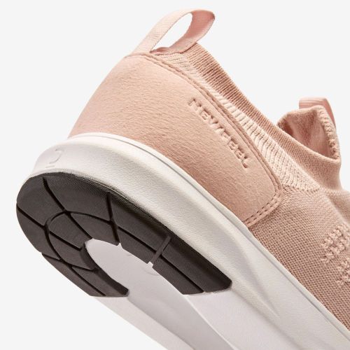 product_image_name-Newfeel-Chaussures Marche Urbaine Femme Slip on Knit Rose-3