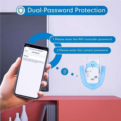 product_image_name-Generic-Répéteur wifi Caméra Espion Ultra discrète sans fil 1080P avec Détection de mouvement et vision nocturne - Booster wifi caméra espion cachée -4