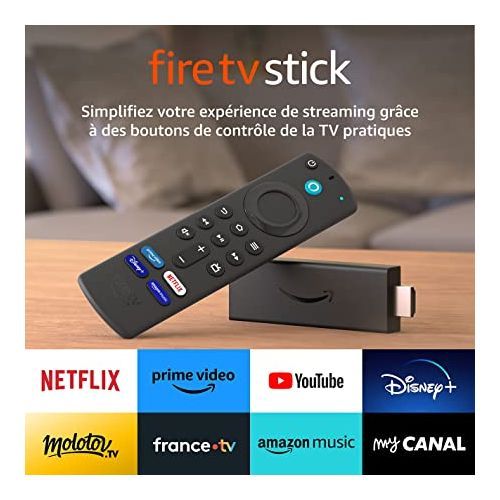 Fire TV Stick avec Telecommande bouton Alexa - Noir - Prix