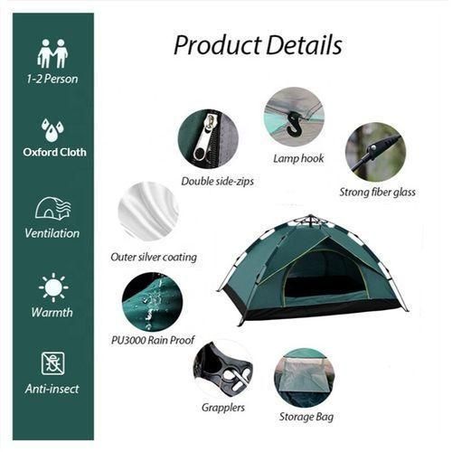 product_image_name-Generic-LBQ Tente De Camping Automatique, Facile à Installer, Ombrage, Voyage Et Randonnée-6