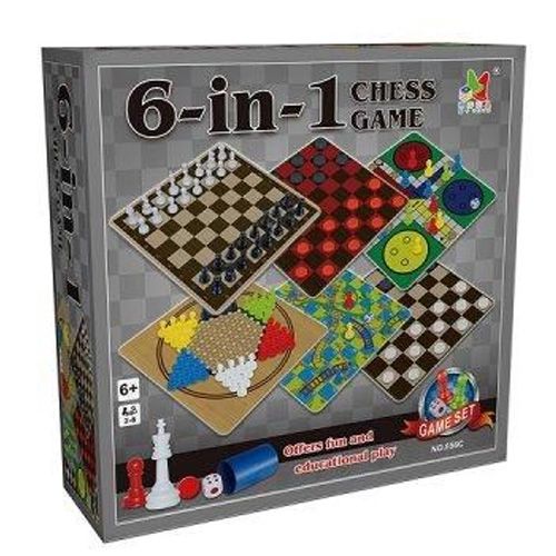 Generic Jeux de société 6 en 1 - Prix pas cher