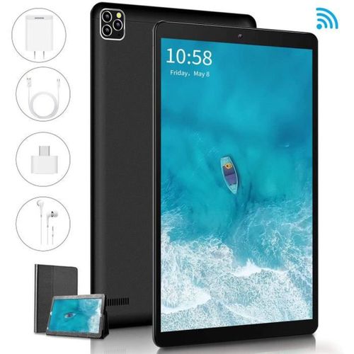 Generic Tablette ,écran 10, 64GB, 4GB Ram,4G LTE, Quad Core, Dual Camera,  noir - Prix pas cher