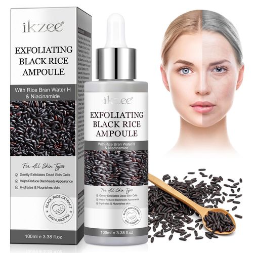 product_image_name-Generic-Ampoule Exfoliante ikzee au Riz Noir – Soin Anti-Imperfections, Pores Affinés et Renouvellement Cellulaire (100ml)-1