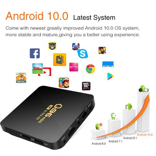 Boîtier TV Android Amlogic réseau 5G avec routeur WiFi 6