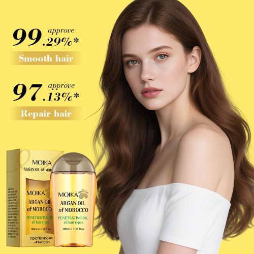 product_image_name-Moika-Huile d'Argan du Maroc – Soin Pénétrant Réparateur et Nourrissant – Pour Tous Types de Cheveux et Massage Corporel – 100ml-1