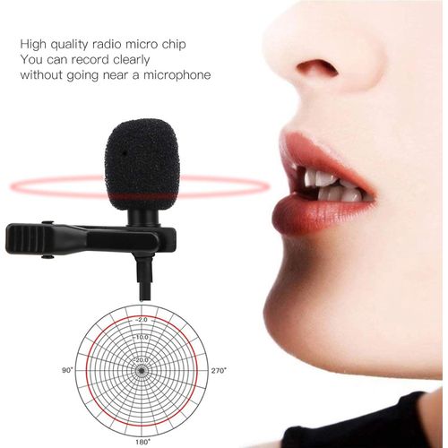 product_image_name-Autre-Micro Cravate lavalier Filaire 150cm avec pince interface 3,5mm-5