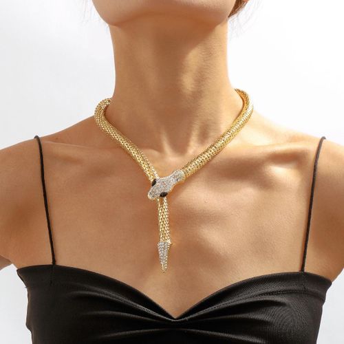 product_image_name-Fashion-Collier Serpent en Or pour Femmes-1