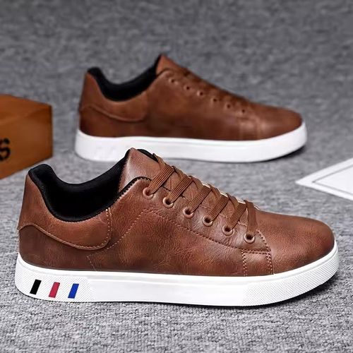 product_image_name-Generic-Chaussures de Class Marron en cuir baskets légères décontractées-1