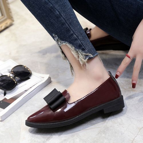 Fashion Noeud papillon femmes Commuter chaussures en cuir Prix pas cher Jumia SN