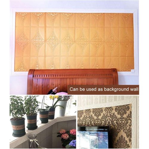 product_image_name-Generic-Bandes décoratives autocollantes en mousse souple, pelables et collantes, décoration adhésive 3D - Blanc-7