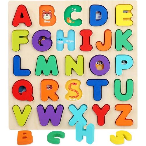 product_image_name-Generic-Puzzles en bois pour enfants - Eveil et Apprentissage de l'alphabet ABC  - 3 a 5 ans-1
