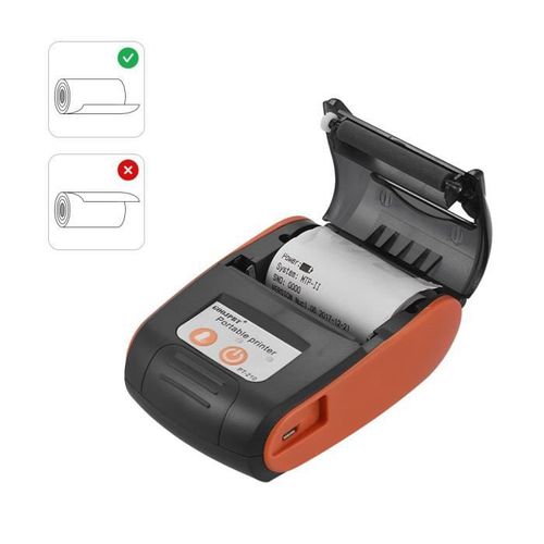 Autre Imprimante Thermique Bluetooth 58mm batterie rechargeable + 10  rouleaux papier - Prix pas cher