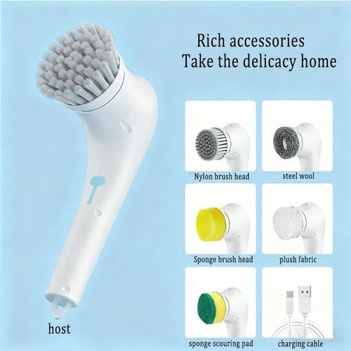 product_image_name-Generic-Brosse de nettoyage électrique multifonction USB pour nettoyage de cuisine et chargement, modèle à main portable-6