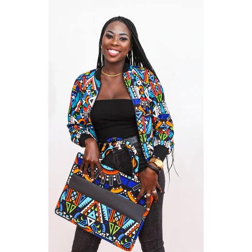 Katiopa Ensemble Bombers + Sac à main  wax - 100% coton - image 2