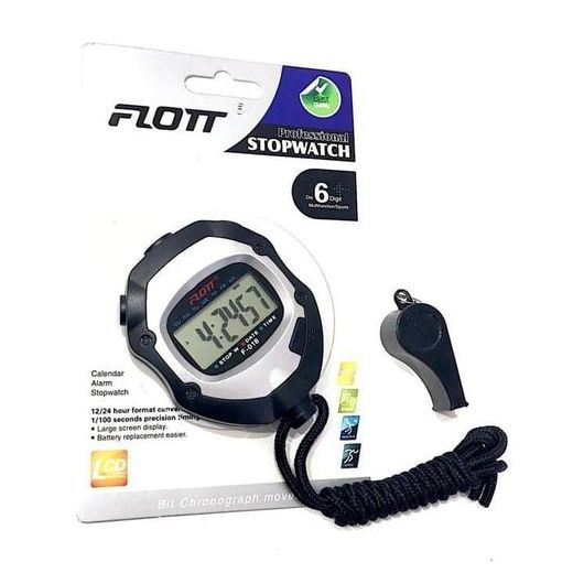 Generic Chronomètre professionnel Flott Timer avec Sifflet