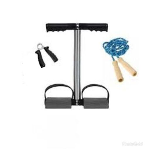 Kit Sportif de 3 pièces : Corde à Sauter / Poignet / Appareil pour Abdos