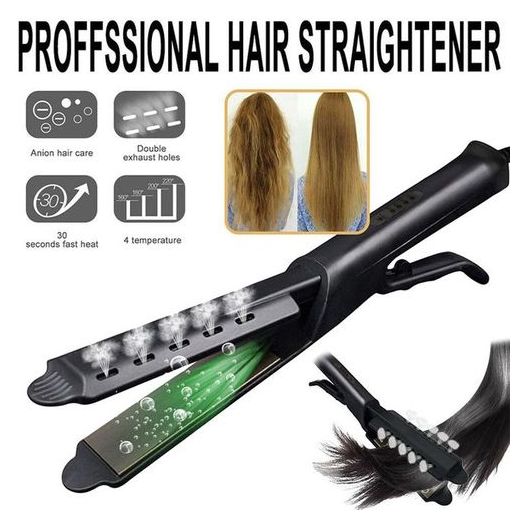 Generic Lisseur de cheveux de fer plat ionique de tourmaline en céramique à quatre vitesses