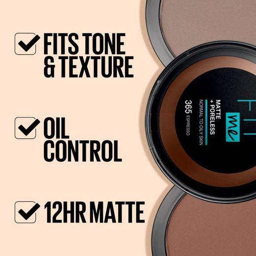 Maybelline New York Poudre fit me - poudre ton sur ton matifiante - Capuccino 340 - image 4