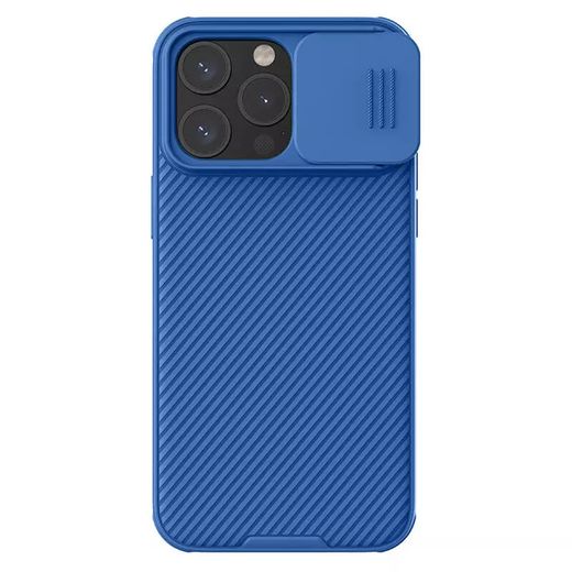 Nillkin Coque Iphone 15 Pro Max CamShield Pro - Qualité Prémuim - bleu