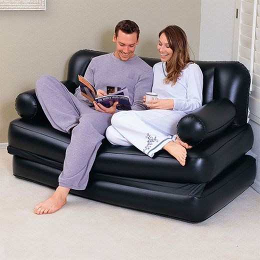White Label Chaise longue Inclinable Canapé-lit Gonflable, Sofa de Lit d'air Confortable - image 2