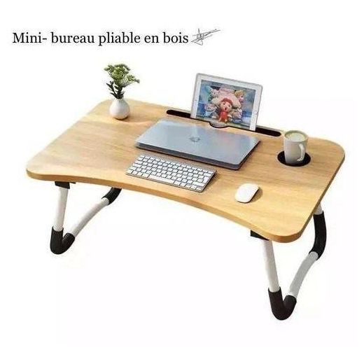 Table de lit Multifonctions pliable pour ordinateur et repas
