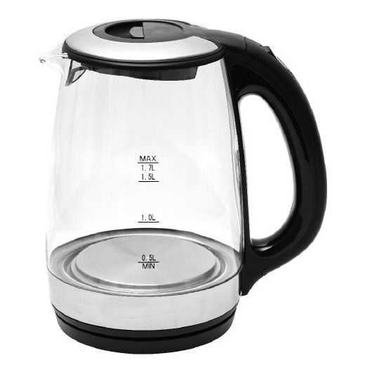 Cac Bouilloire Electrique en Verre - 2 Litres - 2000 watts