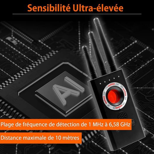 Generic Détecteur de Caméra et Micro Espion - Scanner Radio 1-6.5GHz - 15h d'Autonomie - image 3