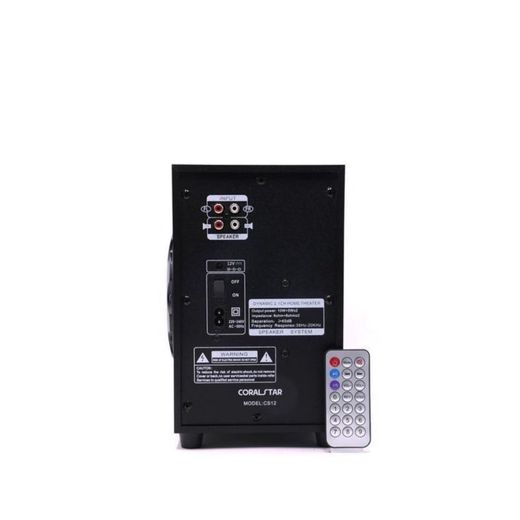 Generic Home Cinéma 2.1 -IMP avec  Bluetooth - port USB/SD - Noir - haut qualité - image 2