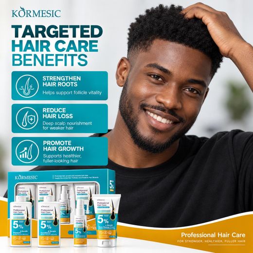 Generic KORMESIC Coffret Soin Capillaire et Kératine, Kit Multi-Étapes Nourrissant Cuir Chevelu & Cheveux, Renforce les Cheveux et Réduit la Cassure - image 2