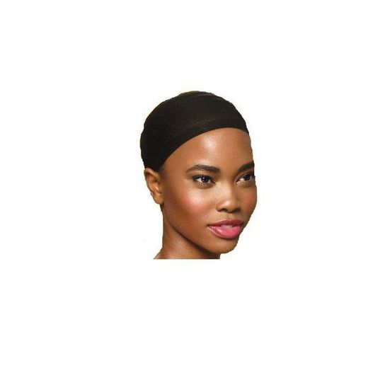 Lot de 2 Bonnets Perruque Noir - Wig Up En Nylon Extensible