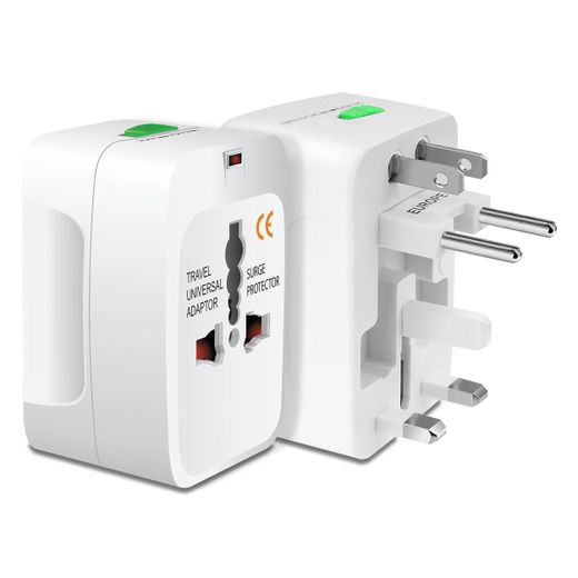 General  Universal Travel Adapter, Travel Plug Adapter, Portable, UK Plug, USB-C, 150+ Countries