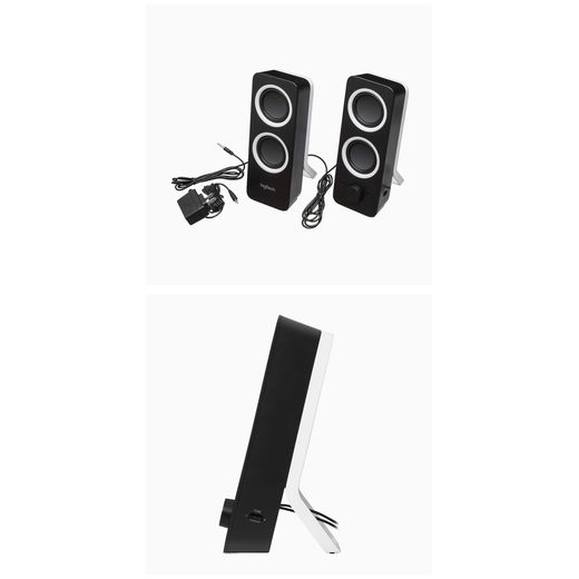 Logitech Haut-Parleurs Stéréo Z200 2.0, 10W en Puissance, Son stéréo . Noir - image 3