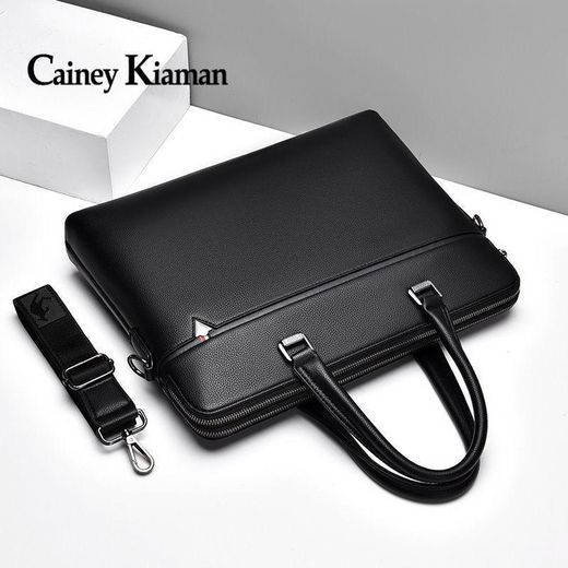 Generic sacoche / porte-documents noir en cuir PU (simili cuir) est idéal pour transporter un ordinateur portable et des documents professionnels - image 2