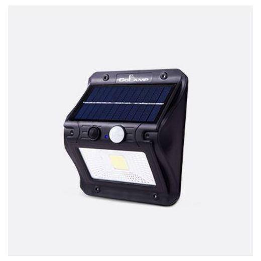 Generic Lampe solaire exterieure - Detectecteur de mouvement  - CL-108 - Noir