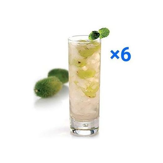 Generic Set de 6 verres de Boisson - Long Drink Lux - 600 ml