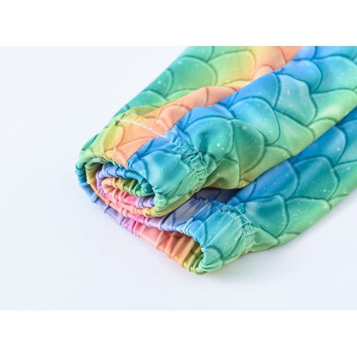 JOMAKE Leggings motif écailles de poisson pour filles 2-9 ans - image 3