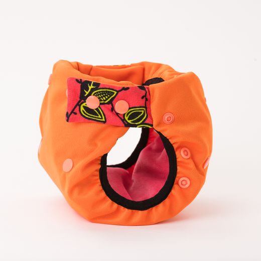 Apiafrique Couche lavable bébé - Pack découverte - Orange - image 2