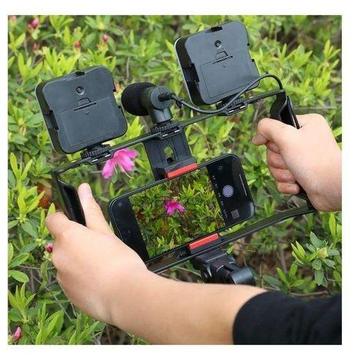 TWS Kit vidéo Vlog 7 pièces, détachable pour divers scénarios TREPIED en Abs POUR VOS VIDEO,PHOTO, SELFIE  kit video making pk-778 c2 - image 2