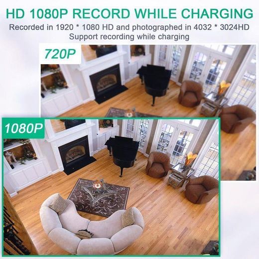 Generic Détecteur de Fumée avec Caméra Cachée  ultra discret - 2 dans 1 - sans fil 1080P - Surveillance à Distance avec détection de la et vision nocturne - image 3