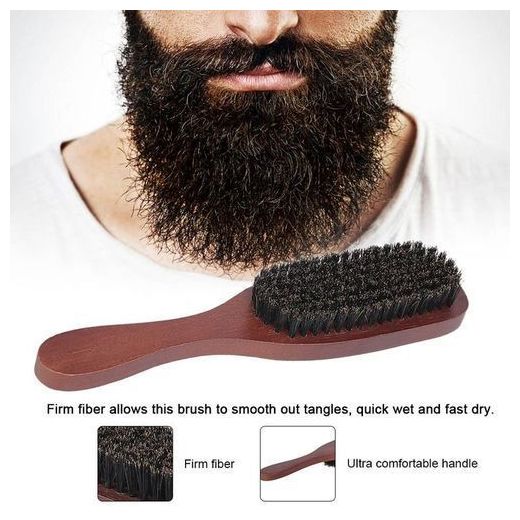 Generic For mens -Brosse ( brush) à cheveux Waves pour barbe & tête - image 2